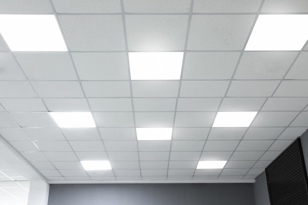 LED lighting in office