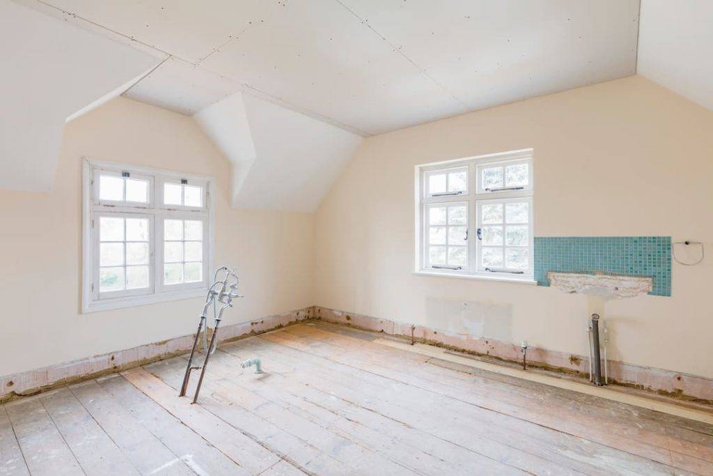 Bathroom ready for decorating